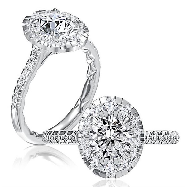 A jaffe halo engagement ring outlet