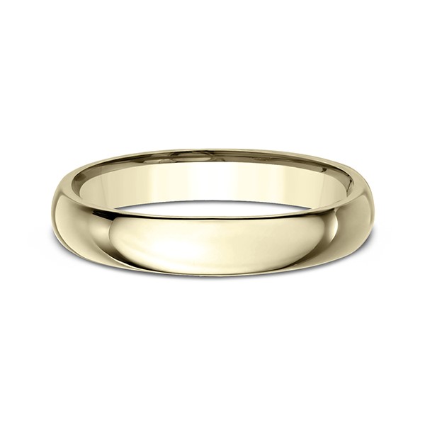2.5mm Plain Polished Oval Wedding Band