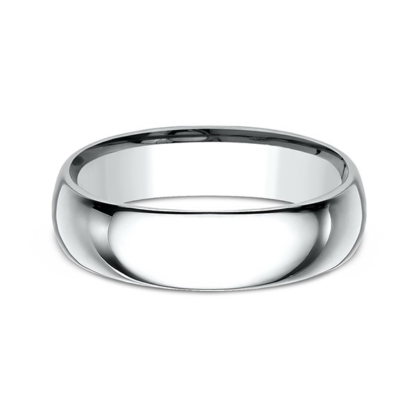 6mm Plain Polished Comfort Fit Wedding Band 6mm Plain Polished Comfort Fit Wedding Band