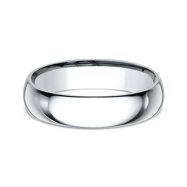 5mm Plain Polished Comfort Fit Wedding Band 5mm Plain Polished Comfort Fit Wedding Band