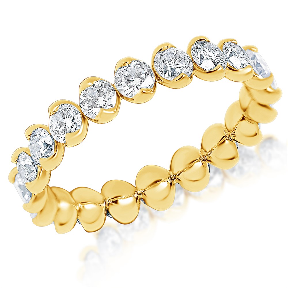 K18・プラチナ〉lace line ring レースラインリング