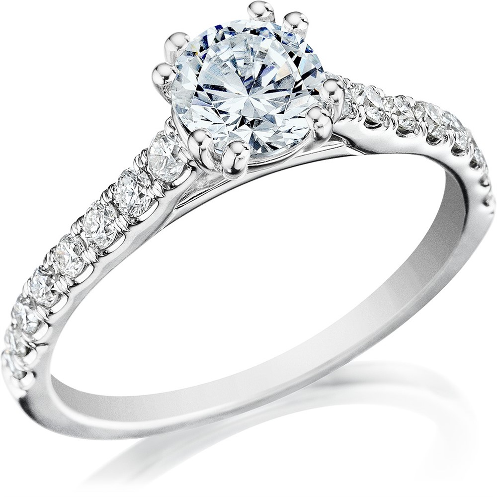 Classique Creations Engagement Ring Z1004R7.4-BW4 Classique Creations Engagement Ring Z1004R7.4-BW4