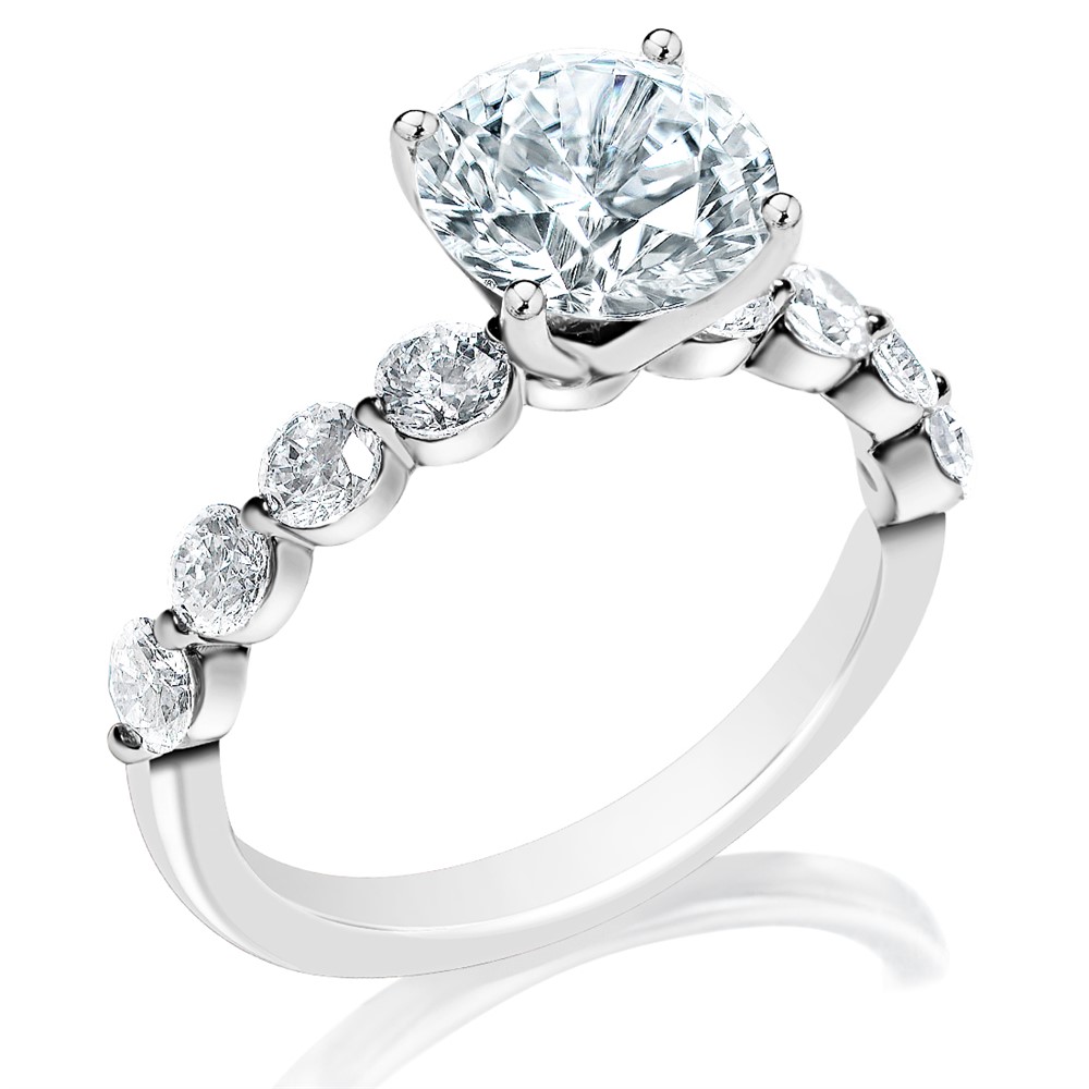 Classique Creations Engagement Ring Z1739R8.0W4 Classique Creations Engagement Ring Z1739R8.0W4