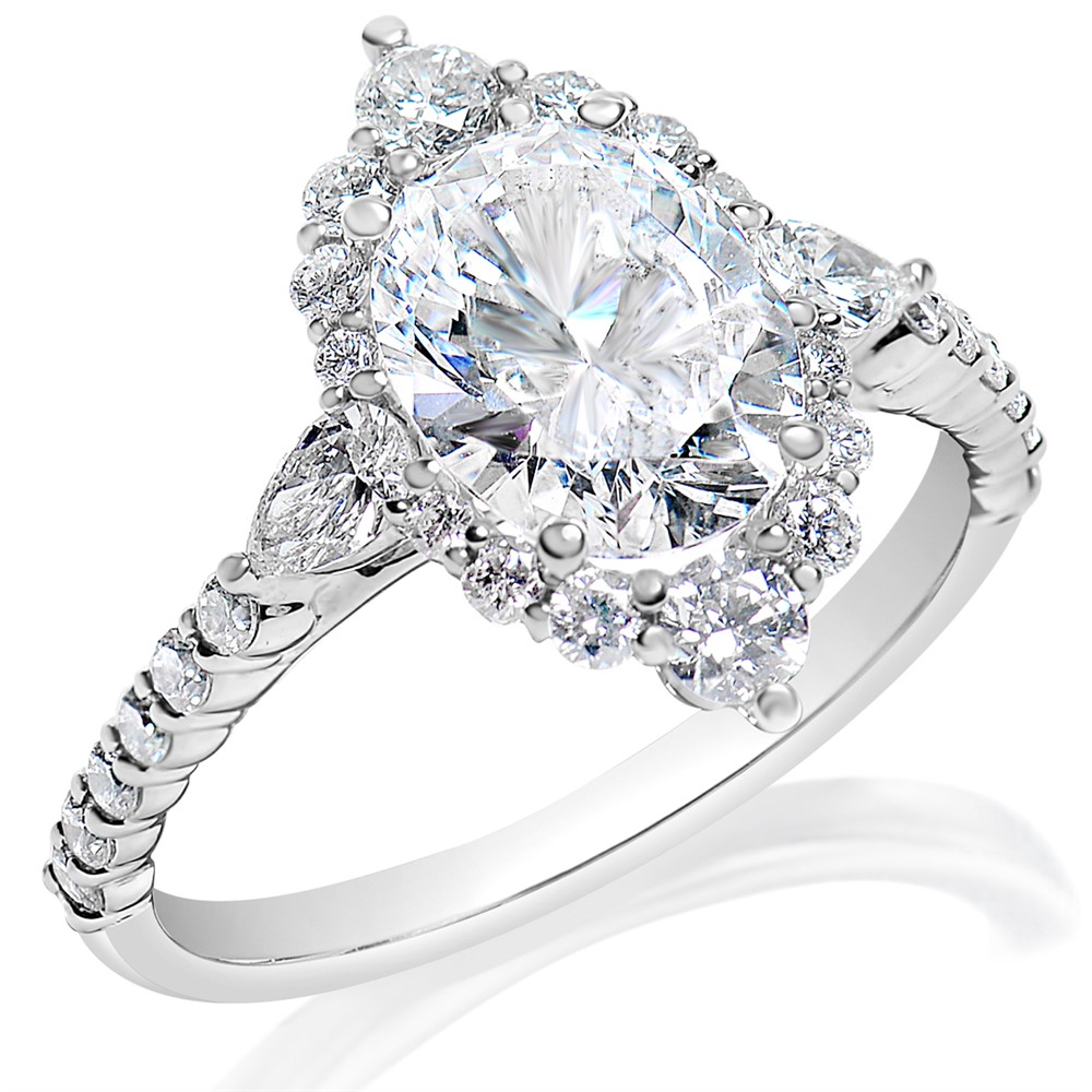 Classique Creations Engagement Ring Z1829VV9.0X7.0W4 Classique Creations Engagement Ring Z1829VV9.0X7.0W4