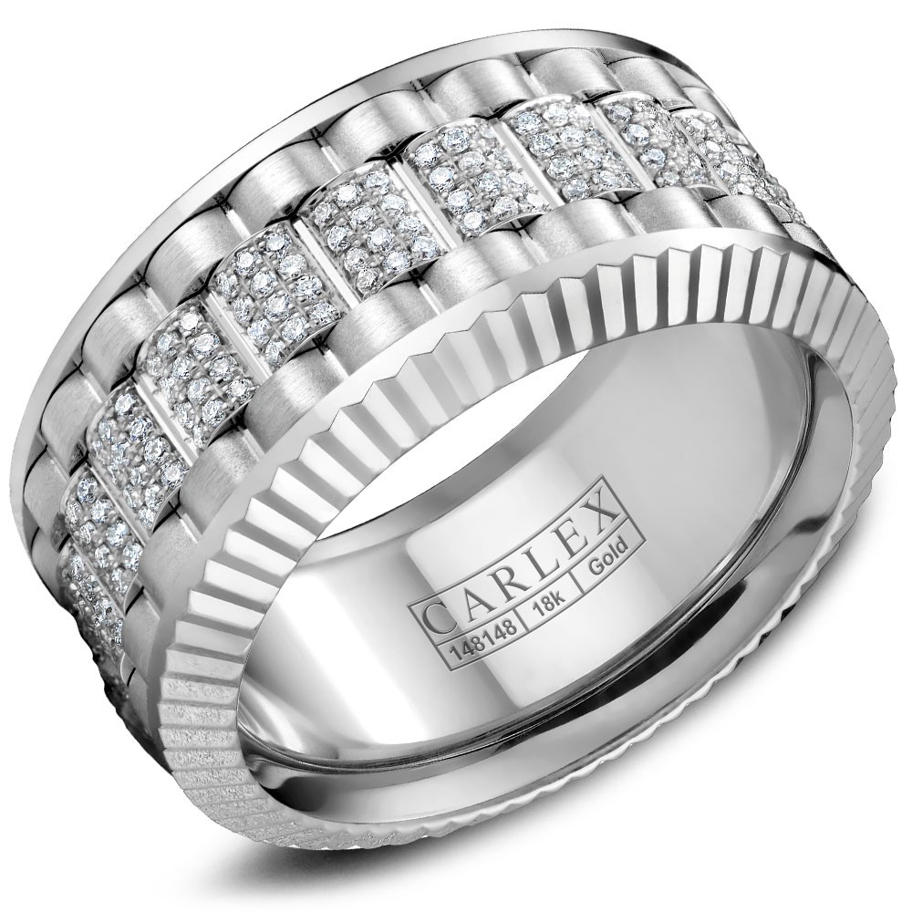CrownRing Wedding Band CX3-0029WWW-M CrownRing Wedding Band CX3-0029WWW-M