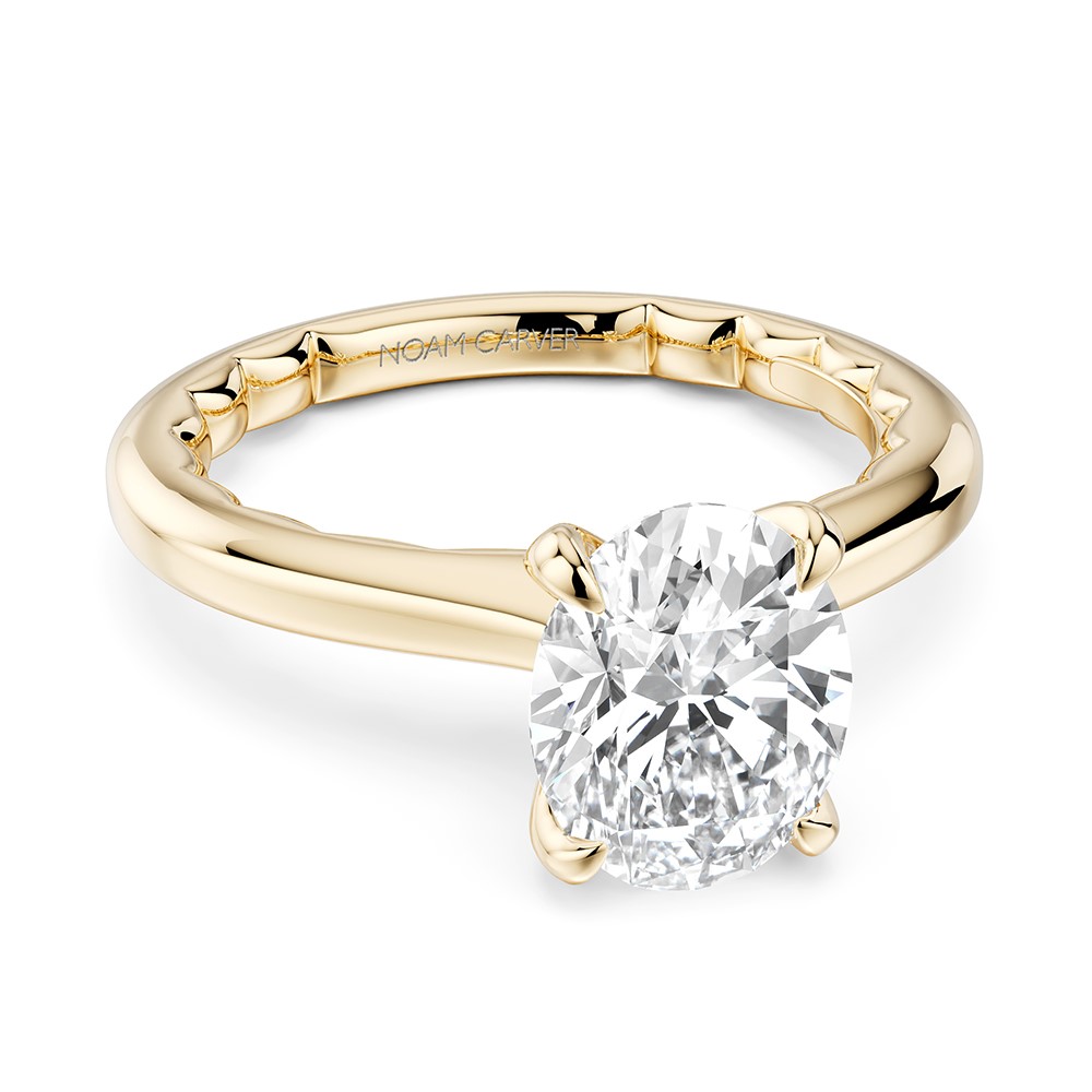 CrownRing Engagement Ring LU015-02YM18-A CrownRing Engagement Ring LU015-02YM18-A
