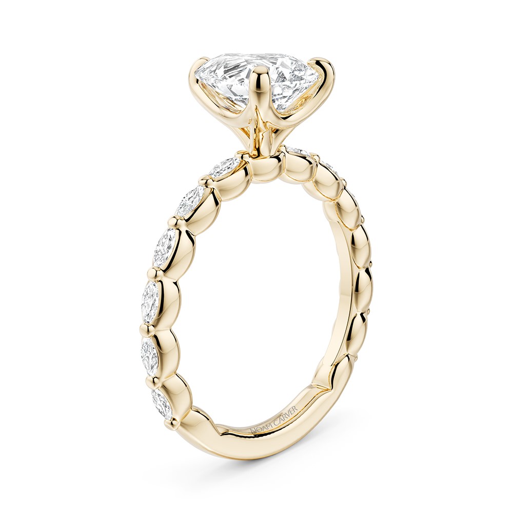 CrownRing Engagement Ring LU018-04YM2-A CrownRing Engagement Ring LU018-04YM2-A