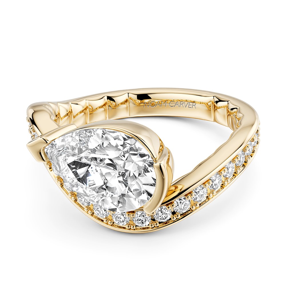 CrownRing Engagement Ring LU031-01YM25-A CrownRing Engagement Ring LU031-01YM25-A