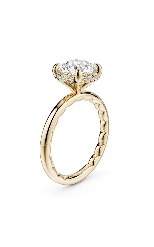 CrownRing  Engagement Ring LU005-01YM18-A