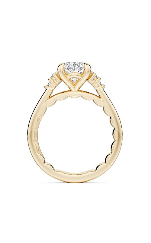 CrownRing  Engagement Ring LU010-01YM18-A