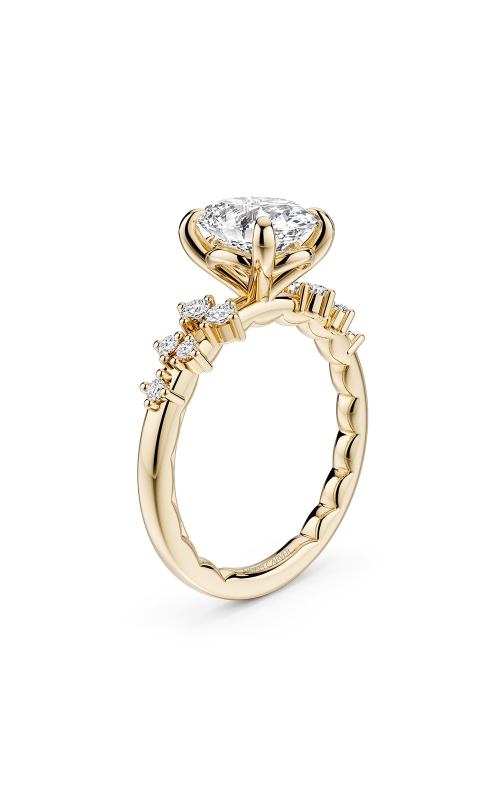CrownRing  Engagement Ring LU011-01YM18-A