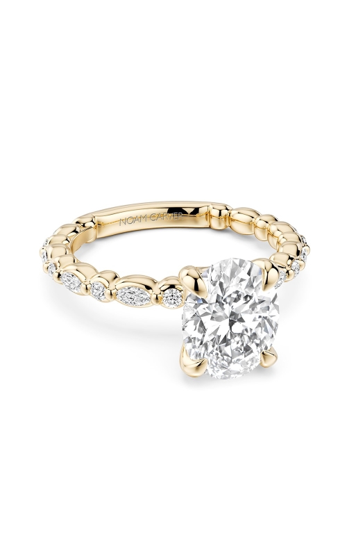 CrownRing  Engagement Ring LU019-02YM2-A