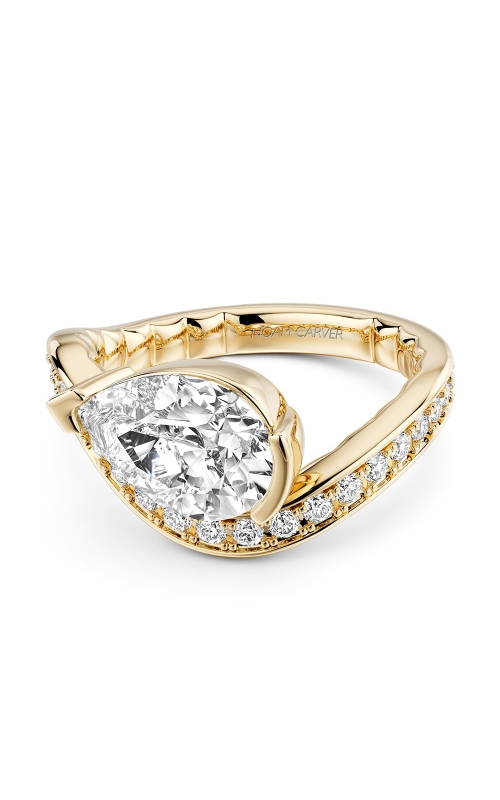 CrownRing  Engagement Ring LU031-01YM25-A