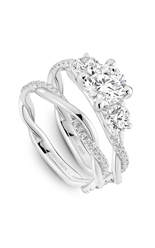 CrownRing  Engagement Ring R082-01WM-100A