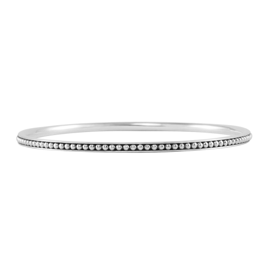 Lagos Signature Caviar Collection 3mm Beaded Bangl