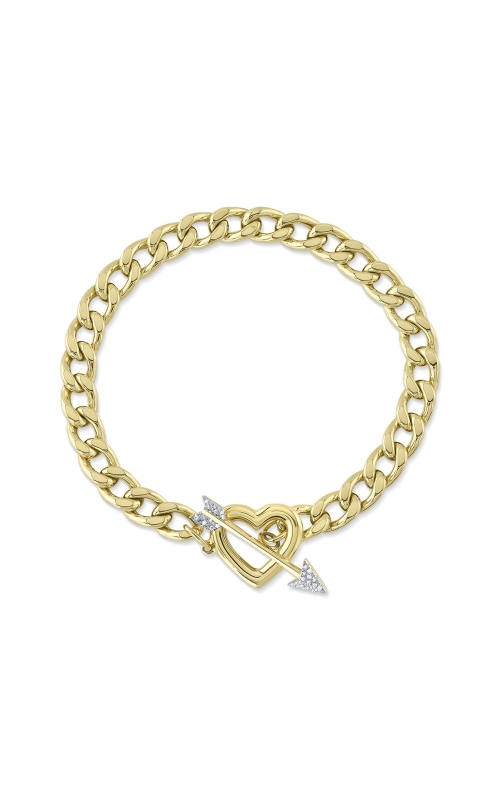 Shy Creation Diamond Heart and Arrow Link