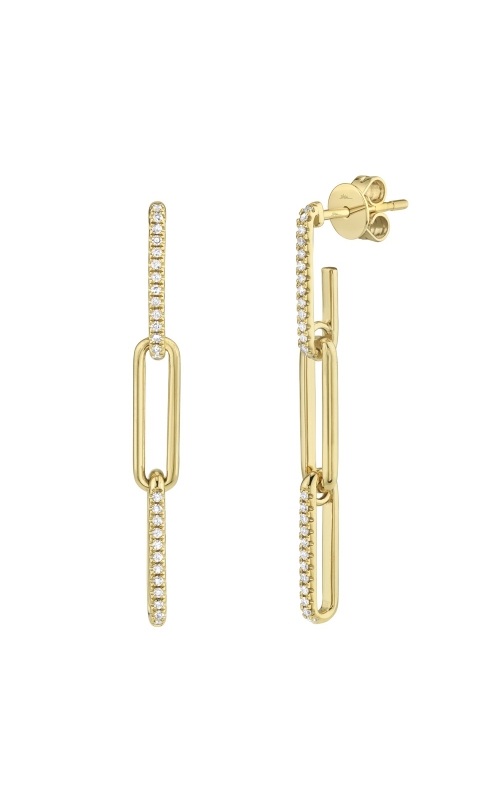 Shy Creation Pave Diamond Paper Clip Link