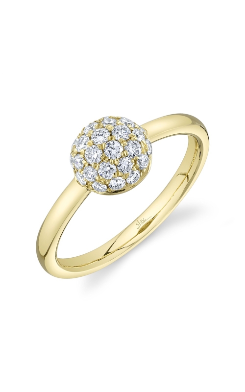 Shy Creation Pave Diamond Circle Ring