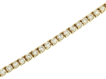 7" 50 Stone Round 4 prong Set Diamond Tennis Bracelet 5.00cttw 7" 50 Stone Round 4 prong Set Diamond Tennis Bracelet 5.00cttw