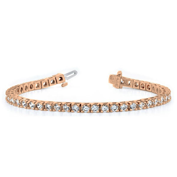 55 Stone Round 4 prong Set Diamond Tennis Bracelet Diamond 3.00cttw 55 Stone Round 4 prong Set Diamond Tennis Bracelet Diamond 3.00cttw