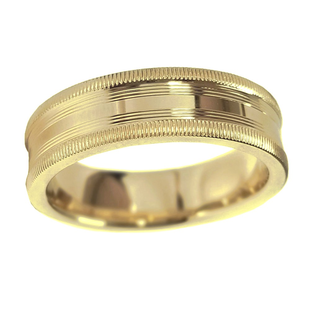 6mm Polished Comfort Fit Wedding Band 6mm Polished Comfort Fit Wedding Band