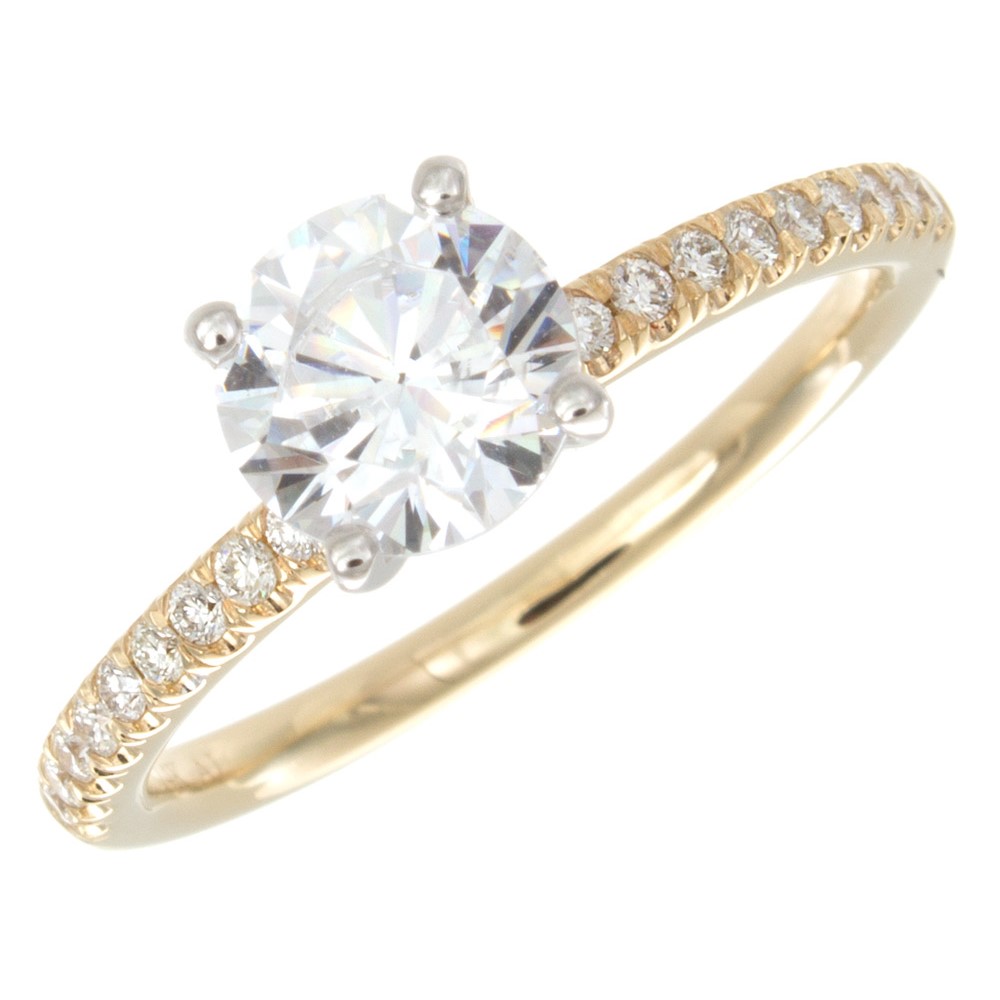Solomon Brothers Collection14Kt YG Cathedral Solitaire