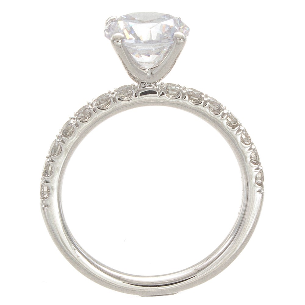 "Solomon Brothers Signature Collection" Round Prong Set Diamond Engagement Ring "Solomon Brothers Signature Collection" Round Prong Set Diamond Engagement Ring