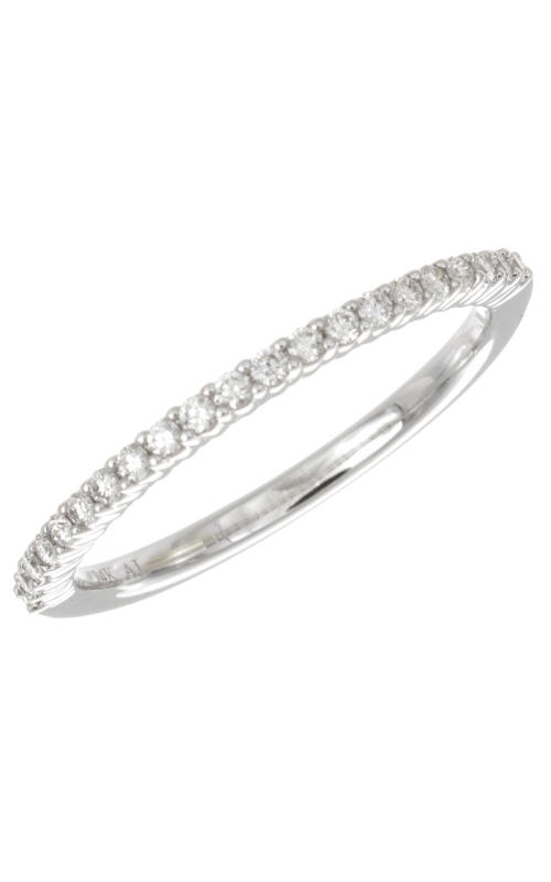 Solomon Brothers Collection White Gold Round Shared prong Diamond Wedding Band