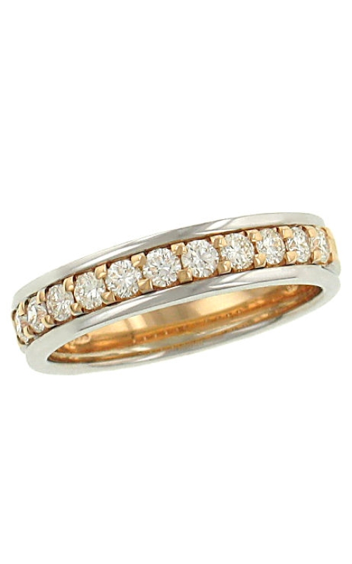 Ladies Round Prong Set Diamond Wedding Band