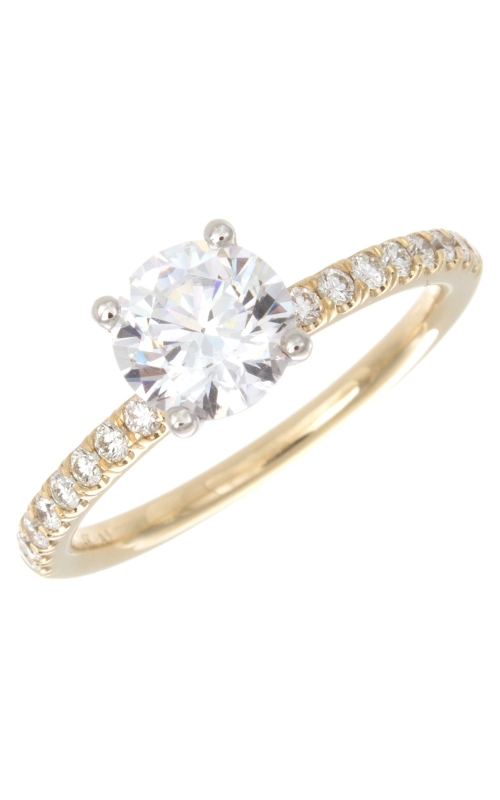 Solomon Brothers Collection Micropave Diamond Engagement Ring