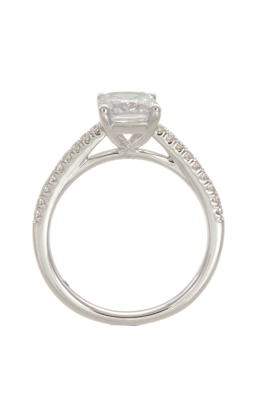 Solomon Brothers Collection Cathedral Pave Diamond Engagement Ring