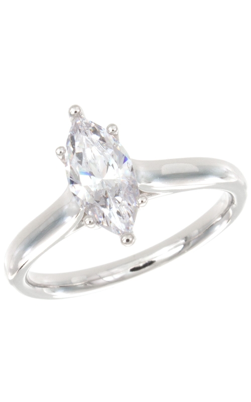 Solomon Brothers Collection Cathedral Solitaire Engagement Ring (center Stone Not included)