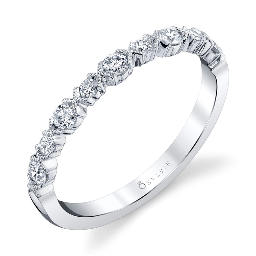 Sylvie  Wedding Band B0064-028/D4W