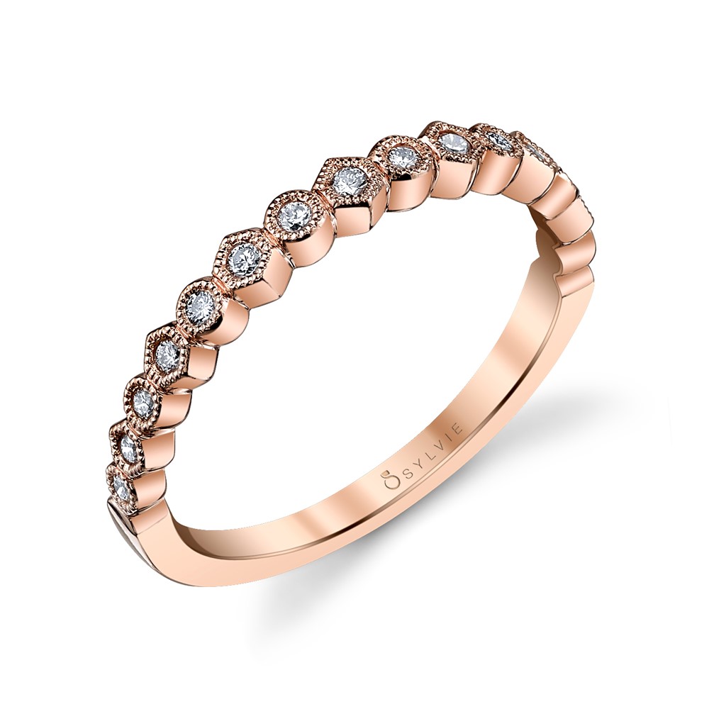 Sylvie  Wedding Band B0019-0016/D4R