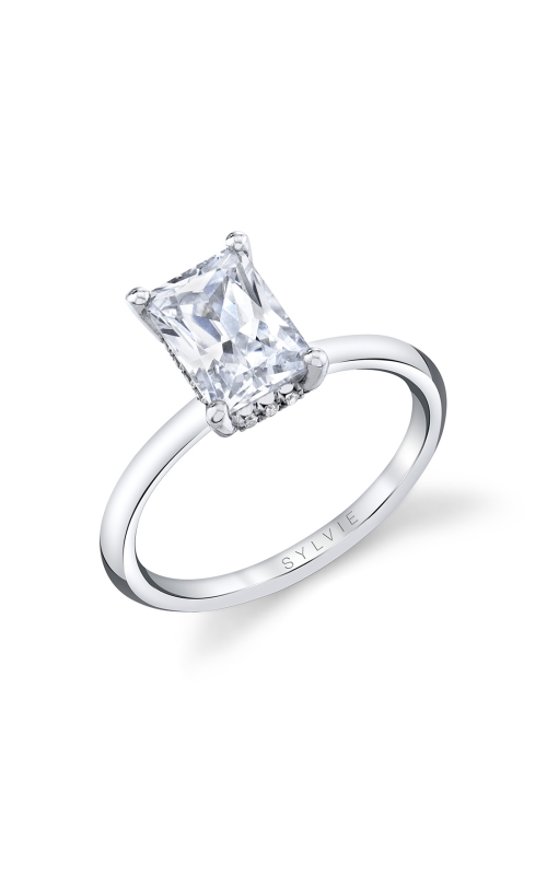 Sylvie Legacy Shell Engagement Ring S3693-12A4W30RA