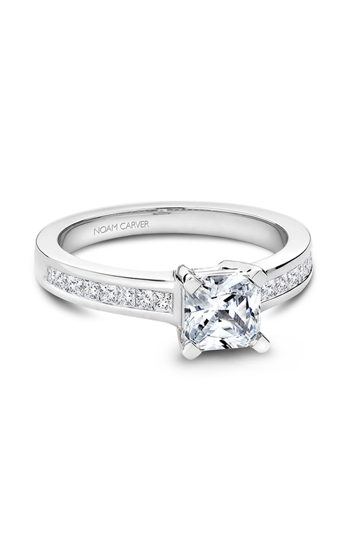 Three Stone Princess Cut Ring