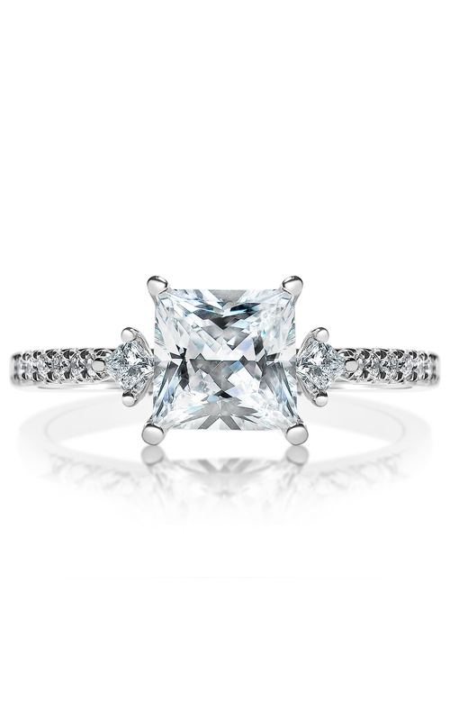 Princess Cut Halo Engagement Ring