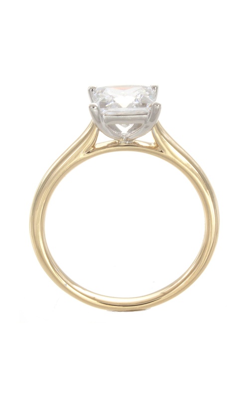Classic solitaire diamond engagement ring