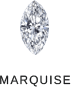 Marquise diamond wedding rings