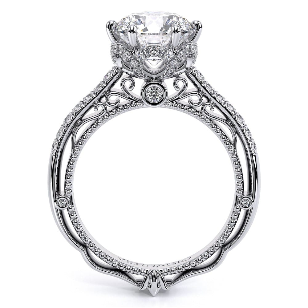 Verragio Venetian Collection Pave Diamond Engagement Ring with Diamond ...